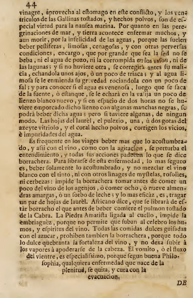 Página cotejada de la edición identificada. Vida natural y catholica