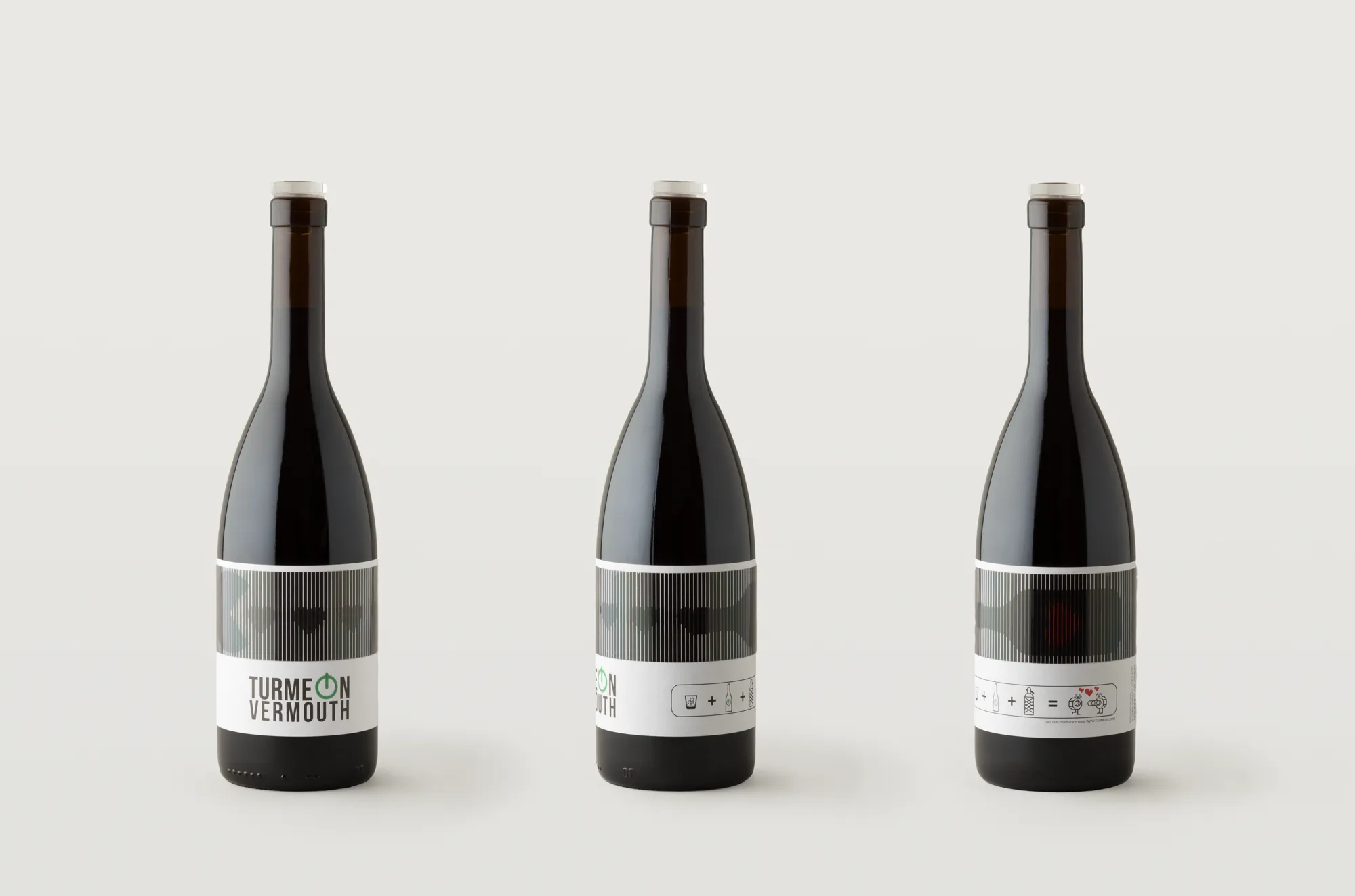 Tres botellas de Turmeon Original