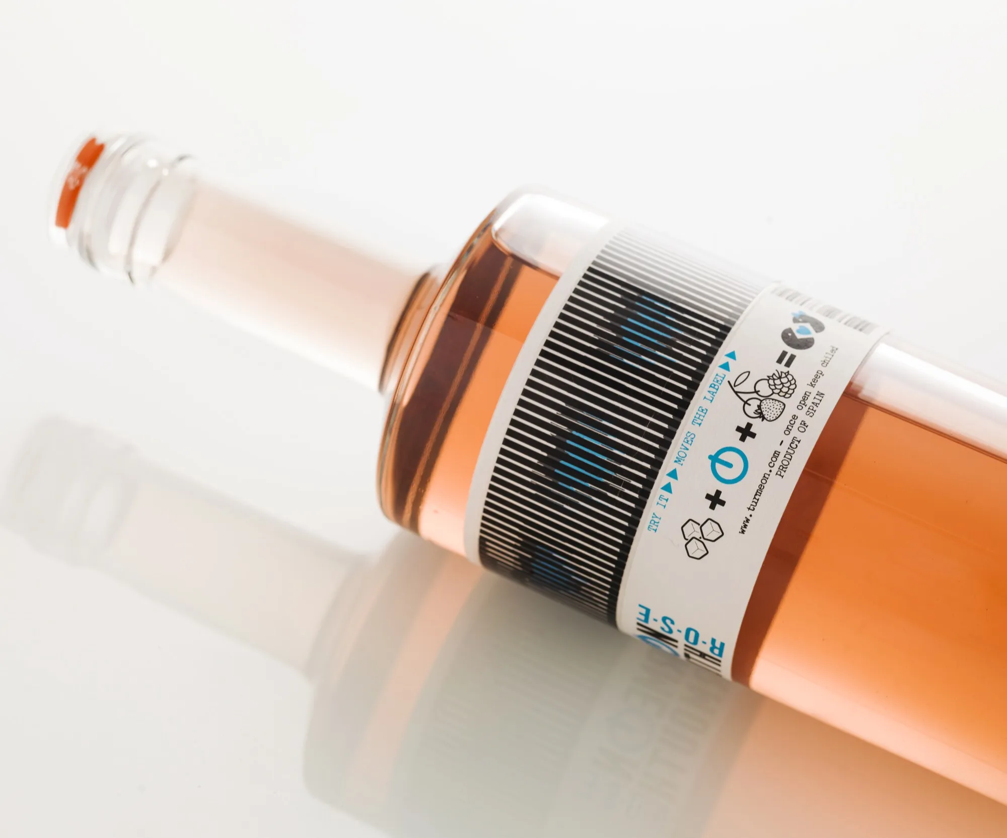 Detalle de la botella de Turmeon Rosé