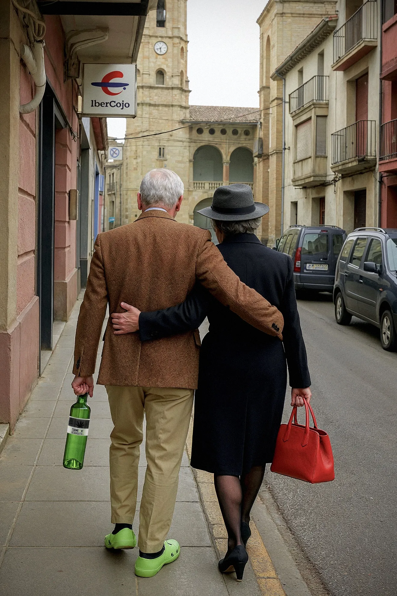 Pareja caminando con Turmeon Weed