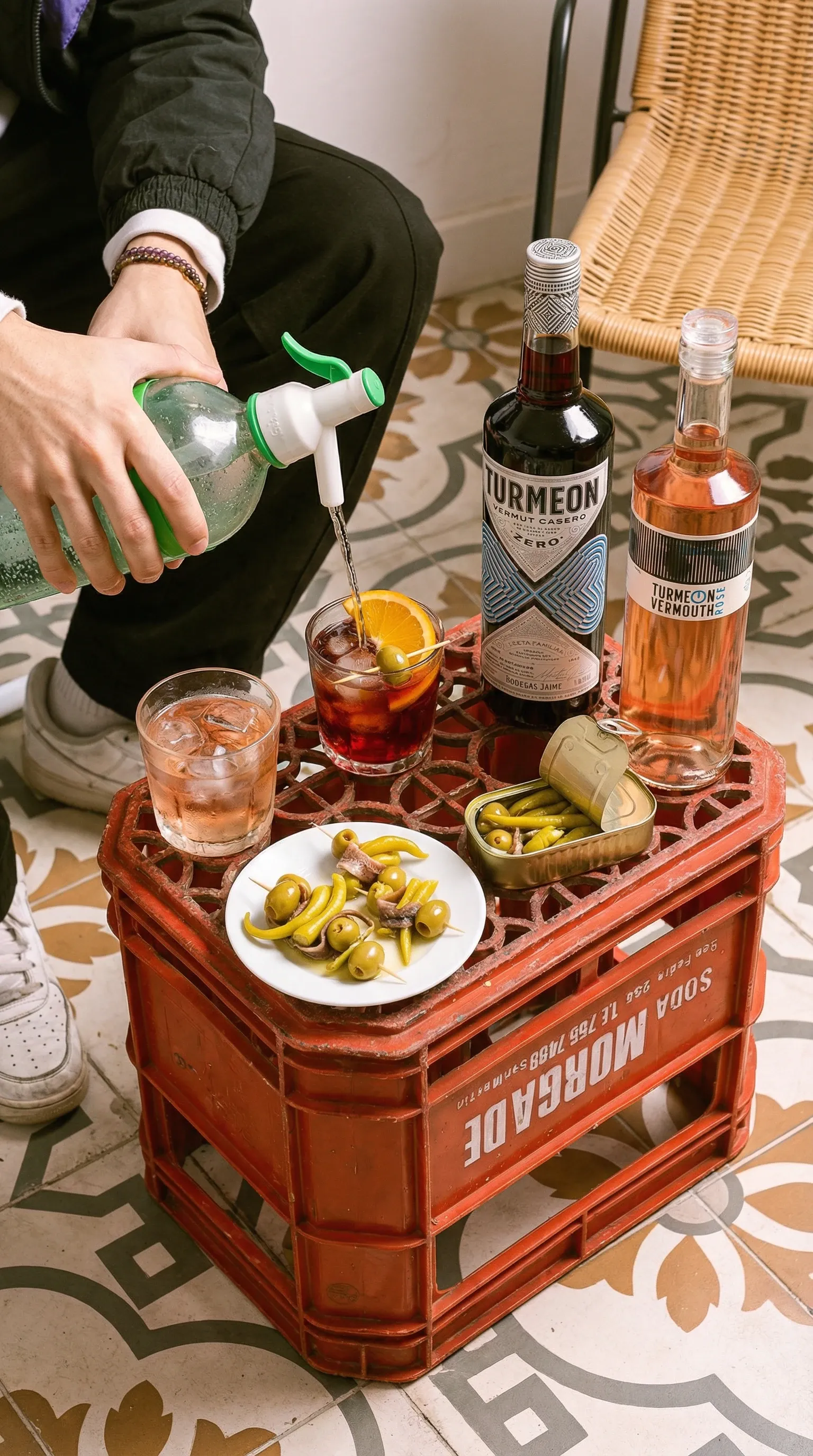 Servicio de Turmeon Zero con sifón y tapas